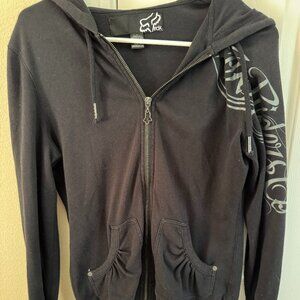 Fox Black Zip Up Jacket
